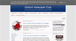 Desktop Screenshot of oxfordvolleyball.co.uk
